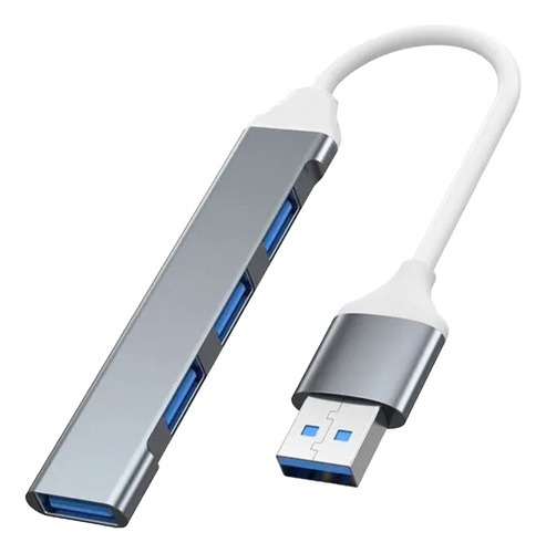 Hub Adaptador 4 En 1 Multipuerto Usb 3.0 / Tipo C Pc Delgado