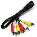 Cable Extension Rca Audio Video 3x3 Larga Duracion.