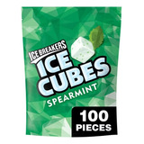 Ice Breakers Ice Cubes Chicles Americanos Spearmint 100 Pz