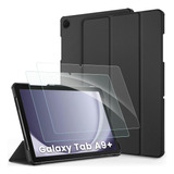 Funda Para Samsung Galaxy Tab A9+ Con 2 Protectores Pantalla
