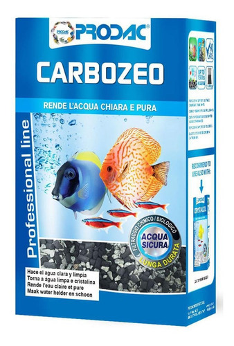 Mídia Biológica Prodac Carbozeo Carvão Ativado+ Zeolito 700g