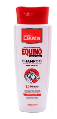 Shampoo Lissia Equino X 425 Ml - mL a $40
