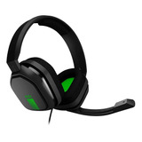 Auriculares Gamer Astro A10 Green Logitech Xbox Ps4 Pc Color Gris/verde