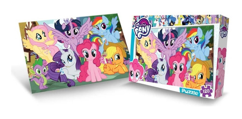 Puzzle Rompecabezas 120 Piezas Pequeño Pony Tapimovil 