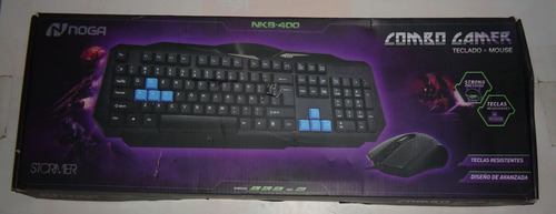 Kit De Teclado Y Mouse Gamer Noga Stormer  Nuevo De Outlet