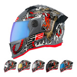 Capacete Masculino Feminino Esportivo Moto Fechado Stealth Tamanho Do Capacete 62 Cor Cinza Viseira Camaleão