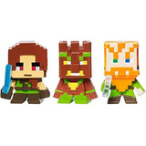 Mattel Minecraft Bioma Colonos Serie Bosque Mini Figura (3 P