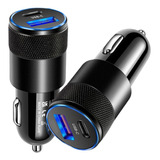 Carregador Veicular Turbo 38w Pd Para iPhone Samsung Xiaomi