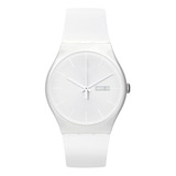 Reloj Swatch New Gent Biosourced White Rebel De Cuarzo