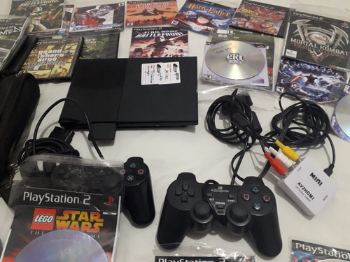 Sony Playstation 2 Slim Standard Con Juegos