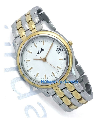 Reloj Mido Classic Midsize Combinado Blanco 