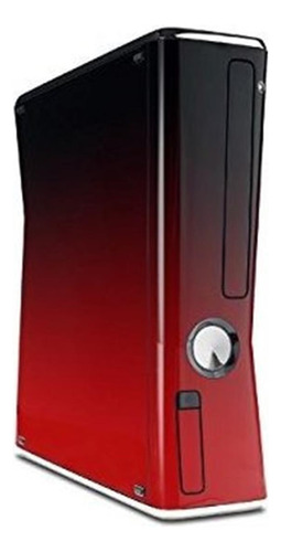 Smooth Fades Red Decal Style, Negro, Para Xbox 360 Slim Vert