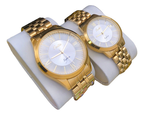 Reloj Parejas Q&q Con Estuche 