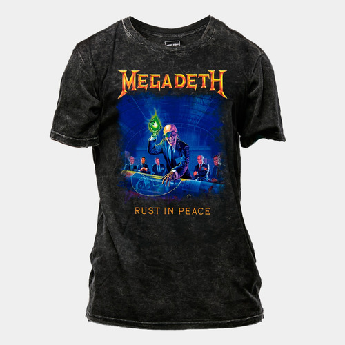 Remera Megadeth Rust In Peace 2 (nevada,negra O Blanca )