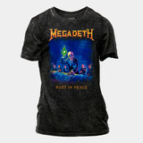 Remera Megadeth Rust In Peace 2 (nevada,negra O Blanca )