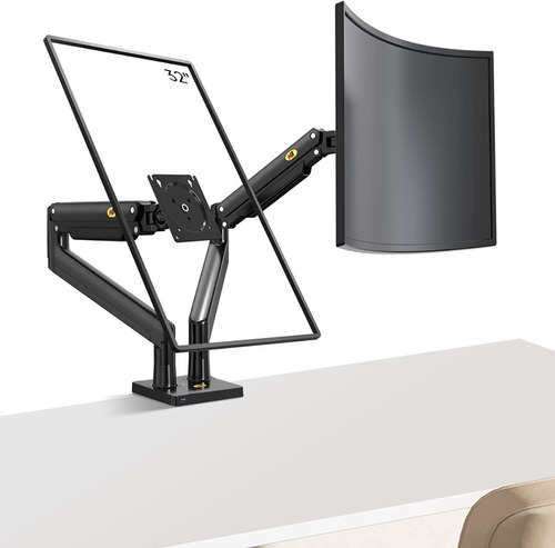 Soporte Ergonomico Nb G32 North Bayou Usb Gran Pantalla Color Negro