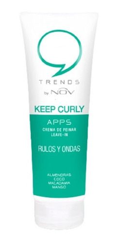 Crema Para Peinar Rulos Nov Trends Apps Keep Curly 250 Gr