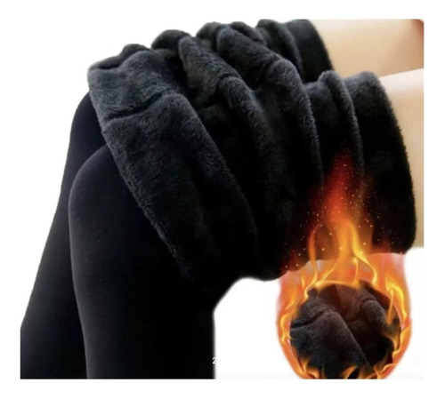 Meia Calça De Lã Térmica Forrada Peluciada  Inverno Frio    