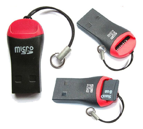 30pzs Adaptador Mini Lector Para Memoria Micro Sd A Usb