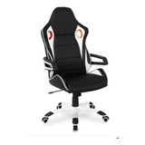 Silla Ejecutiva Ergonomica Sport Gamer Premium Negra Blanca