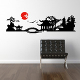 Vinilo Decorativo Autoadhesivo - Skyline Japon 170x51 Cm