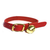 Collar De Cuero Para Gato Con Cascabel Pets And Friends