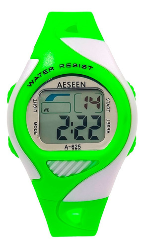 Reloj Pulsera Digital Deportivo Impermeable Pequeño Verde