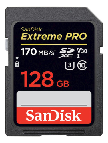 Sandisk Sdxc Extreme Pro Uhs3 4k 170mb/s 128gb Original