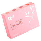 Colección Nude 4pzs Color Gel Traslúcidos By Organic Nails
