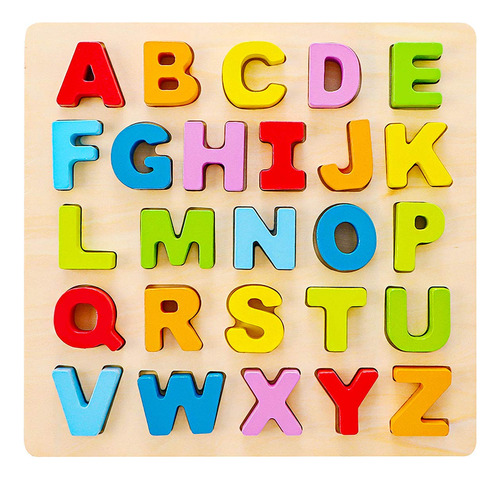 Babe Rock Puzzle De Madera Abc Carta Rompecabezas Para Nios