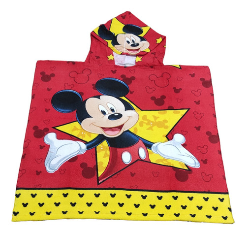 Poncho Infantil Niños Toalla Con Capucha Disney Superhéroes