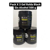 Pack X 3 Gel Cabello Rolda Black Sin Alco - g a $47