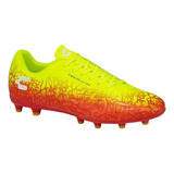 Tenis Futbol Soccer Fg Charly 1002 Tacos Hombre Amarillo