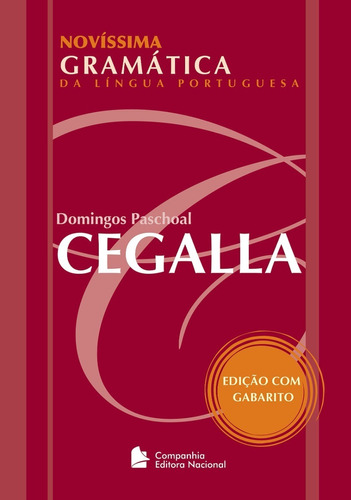 Novíssima Gramática Da Língua Portuguesa: Edição Com Gabarito - Novo - 2020
