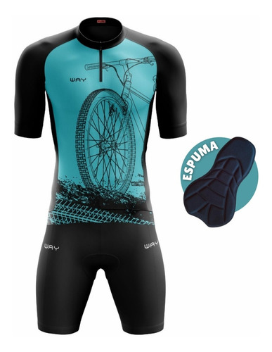  Conjunto Vários Roupa Bike Kit Ciclismo Camisa E Short Pro