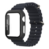 Estojo+pulseira Oceânica Para Apple Watch Band Series 8 7 Se