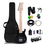 Guitarra Eléctrica Real Kids De 30 Pulgadas Con Kit Para Pri