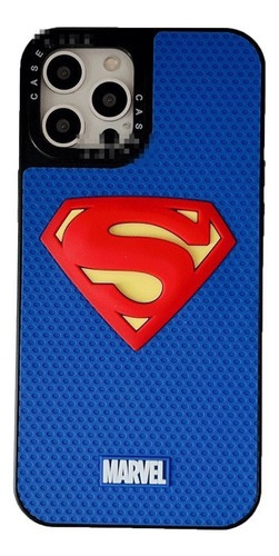 Funda De Silicona Superman Design Para iPhone