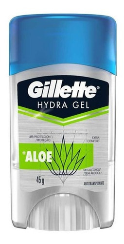 Gillette Desodorante Gel Aloe Hydra Antitranspirante 45gr