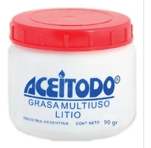 Grasa Litio 90 Gr Roja Aceitodo Lubricacion