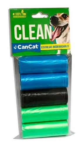 Bolsas Bolsitas Sanitarias Perros Biodegradables Cancat X100
