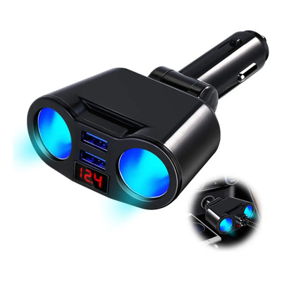 Cargador Doble Usb De 2 Vías Para Encendedor De Coche.