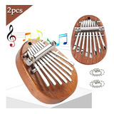 Piano De Percusión Kalimba Mini Thumb, 8 Teclas, 2 Unidades