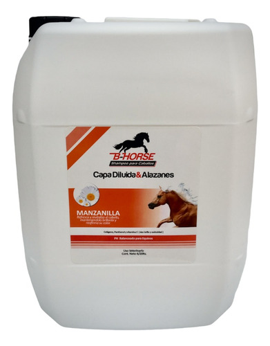  B-horse Shampoo Para Caballo Capa Diluida & Alazanes 20l