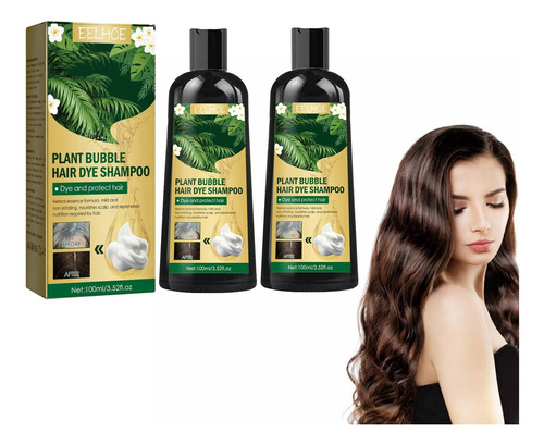 2×champú Natural For El Cabello Plant, Fácil De Lavar, Fácil