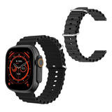 Smartwatch X8 Ultra Preto + Pulseira Oceano