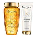 Combo Kerastase Elixir Ultime Shampoo 250+acondicionador 200