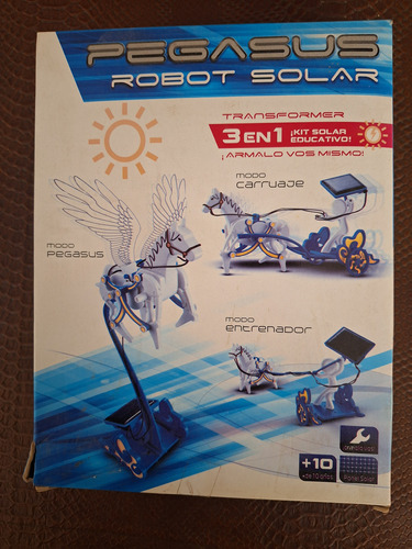 Kit Solar Educativo. Robot Solar Transformer. Pegasus