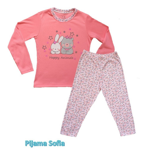 Pijama Infantil Modelo Sofia