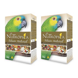 Kit 2 Unidades Ração Seleção Natural Papagaio 300g Nutrópica